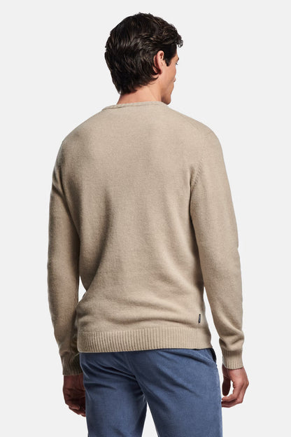 Sweter męski BANDI CASPELO – kolor Sabbia, stylowy i komfortowy