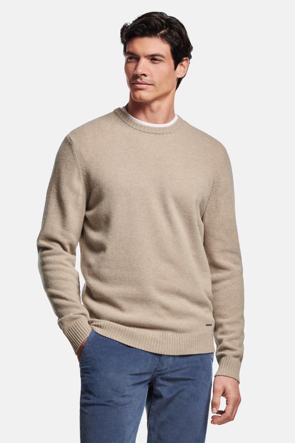 Sweter męski BANDI CASPELO – kolor Sabbia, stylowy i komfortowy