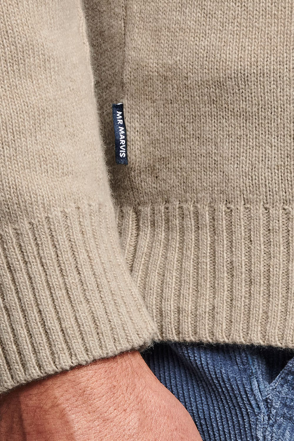 Sweter męski BANDI CASPELO – kolor Sabbia, stylowy i komfortowy