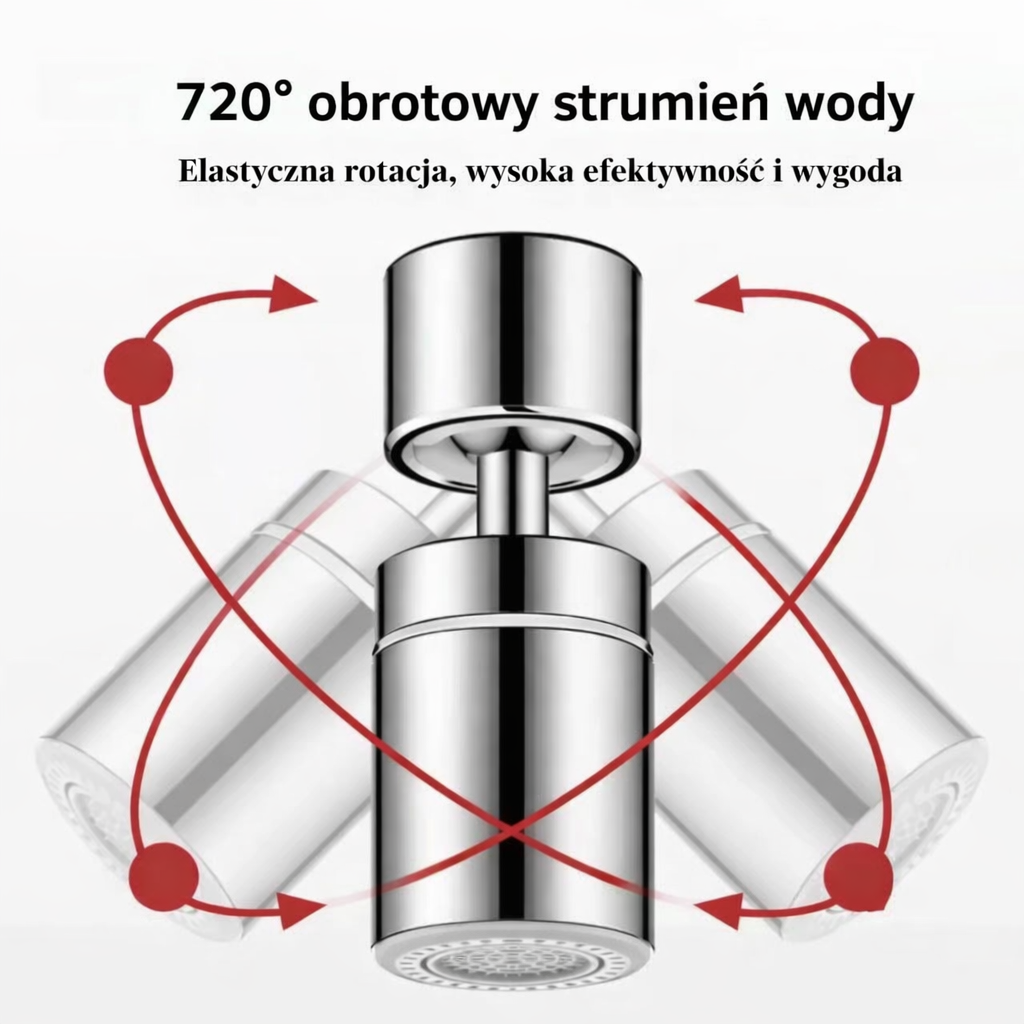 FlexiStrøm | Obrotowy perlator kranowy 360°