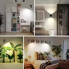 Bezprzewodowa Obrotowa Lampa Ścienna LED