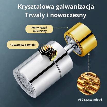 FlexiStrøm | Obrotowy perlator kranowy 360°